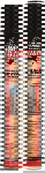 Foam: 24 oz Tube, Yellow, Polyurethane